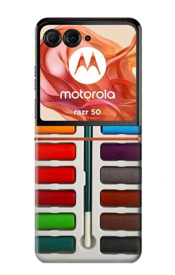 S3243 Watercolor Paint Set Case For Motorola Razr 70,60,50, Razr (2026, 2025, 2024)