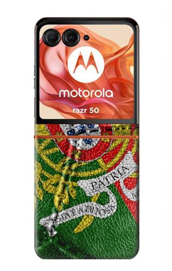 S3300 Portugal Flag Vintage Football Graphic Case For Motorola Razr 70,60,50, Razr (2026, 2025, 2024)