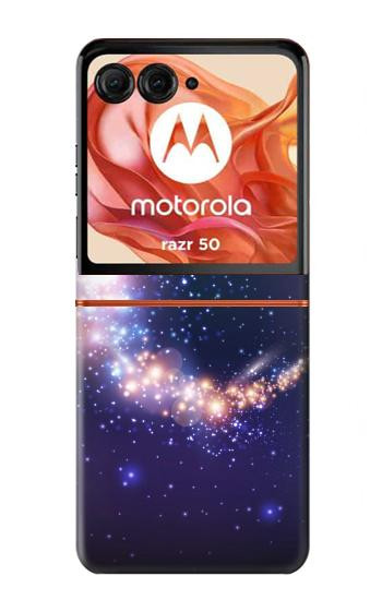 S3324 Crescent Moon Galaxy Case For Motorola Razr 70,60,50, Razr (2026, 2025, 2024)