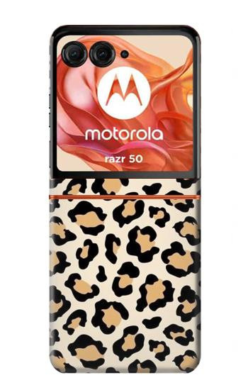 S3374 Fashionable Leopard Seamless Pattern Case For Motorola Razr 70,60,50, Razr (2026, 2025, 2024)