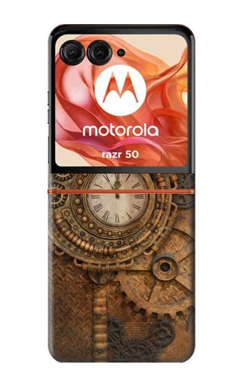S3401 Clock Gear Steampunk Case For Motorola Razr 70,60,50, Razr (2026, 2025, 2024)