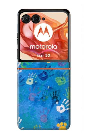 S3403 Hand Print Case For Motorola Razr 70,60,50, Razr (2026, 2025, 2024)