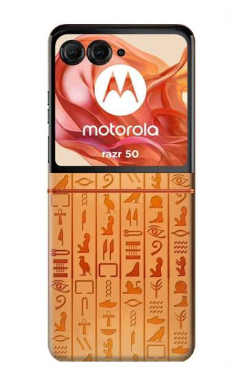 S3440 Egyptian Hieroglyphs Case For Motorola Razr 70,60,50, Razr (2026, 2025, 2024)