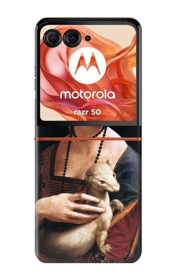 S3471 Lady Ermine Leonardo da Vinci Case For Motorola Razr 70,60,50, Razr (2026, 2025, 2024)