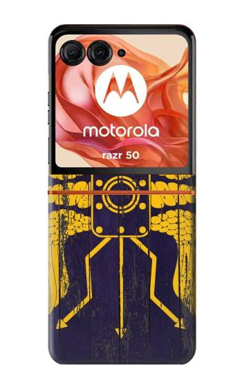 S3546 Roman Shield Blue Case For Motorola Razr 70,60,50, Razr (2026, 2025, 2024)