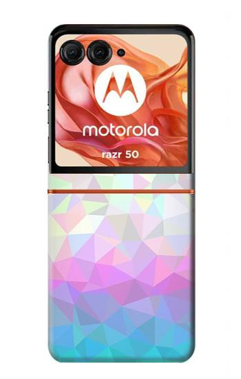 S3747 Trans Flag Polygon Case For Motorola Razr 70,60,50, Razr (2026, 2025, 2024)