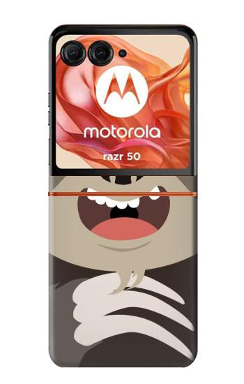 S3855 Sloth Face Cartoon Case For Motorola Razr 70,60,50, Razr (2026, 2025, 2024)