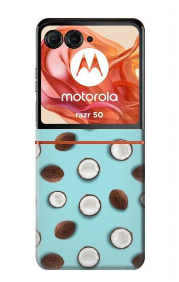 S3860 Coconut Dot Pattern Case For Motorola Razr 70,60,50, Razr (2026, 2025, 2024)