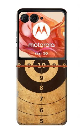 S3894 Paper Gun Shooting Target Case For Motorola Razr 70,60,50, Razr (2026, 2025, 2024)