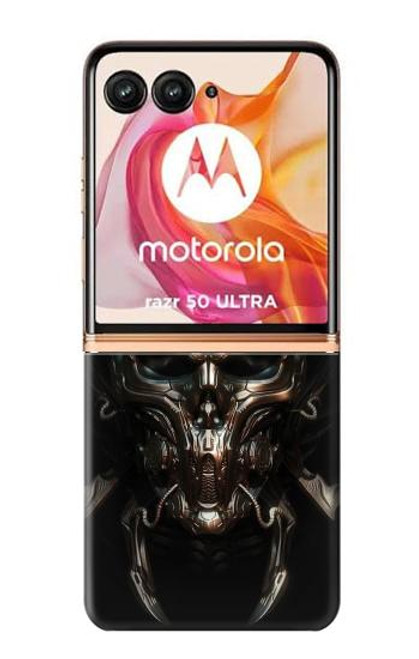 S1027 Hardcore Metal Skull Case For Motorola Razr 50 Ultra