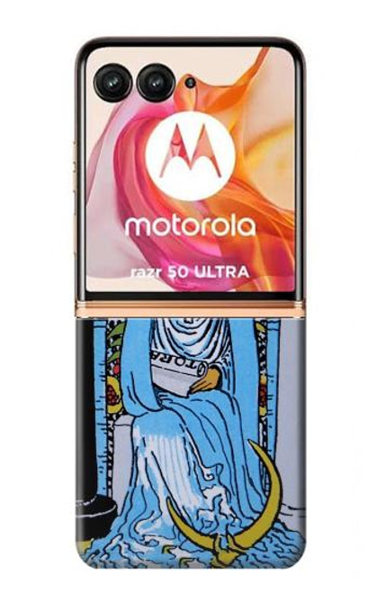 S2764 High Priestess Tarot Card Case For Motorola Razr 50 Ultra