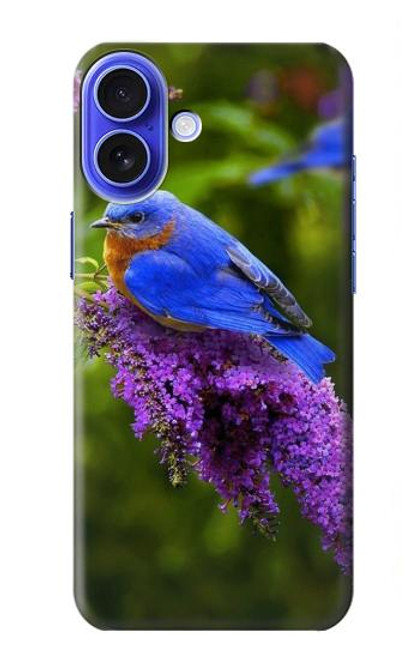 S1565 Bluebird of Happiness Blue Bird Case For iPhone 16
