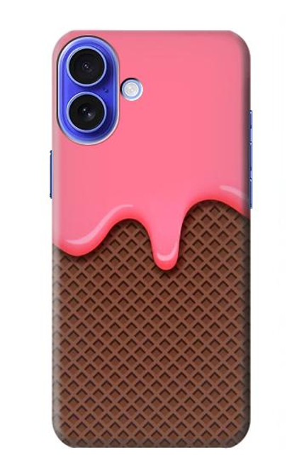 S3754 Strawberry Ice Cream Cone Case For iPhone 16