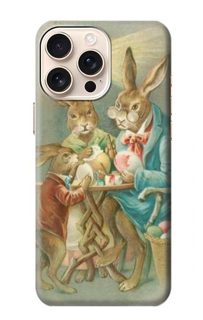 S3164 Easter Rabbit Family Case For iPhone 16 pro