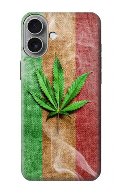 S2109 Smoke Reggae Rasta Flag Case For iPhone 16 plus S2109 Smoke Reggae Rasta Flag Case For iPhone 16 plus