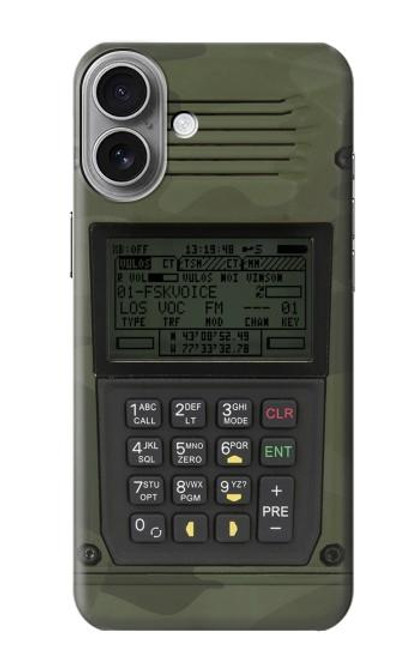 S3959 Military Radio Graphic Print Case For iPhone 16 plus