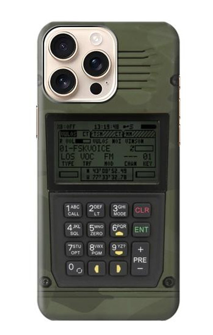 S3959 Military Radio Graphic Print Case For iPhone 16 pro max