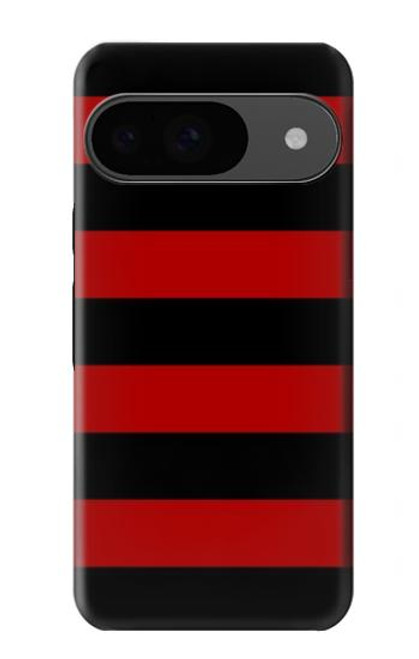 S2638 Black and Red Striped Case For Google Pixel 9