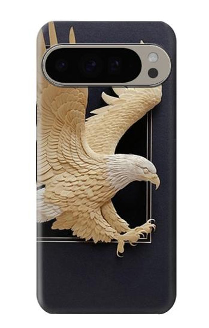 S1383 Paper Sculpture Eagle Case For Google Pixel 9 Pro XL