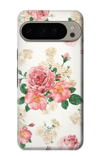 S1859 Rose Pattern Case For Google Pixel 9 Pro XL