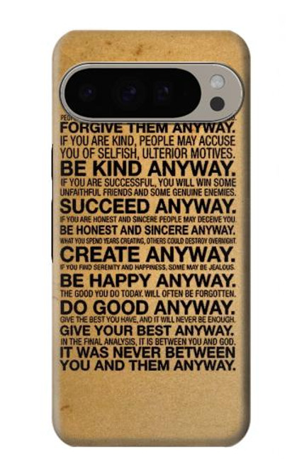 S2513 Mother Teresa Anyway Quotes Case For Google Pixel 9 Pro XL