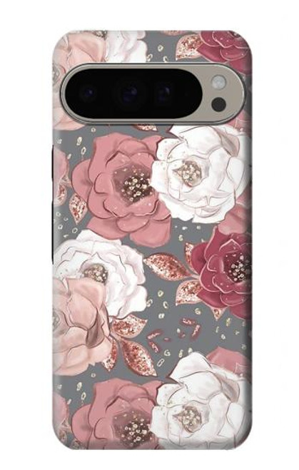 S3716 Rose Floral Pattern Case For Google Pixel 9 Pro XL