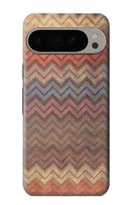 S3752 Zigzag Fabric Pattern Graphic Printed Case For Google Pixel 9 Pro XL