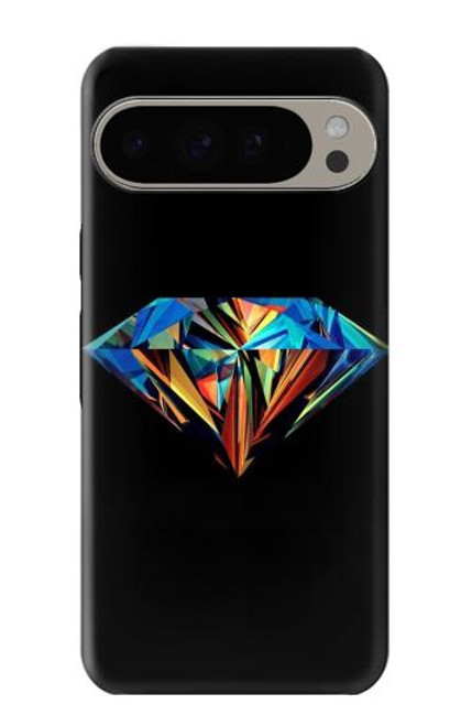 S3842 Abstract Colorful Diamond Case For Google Pixel 9 Pro XL