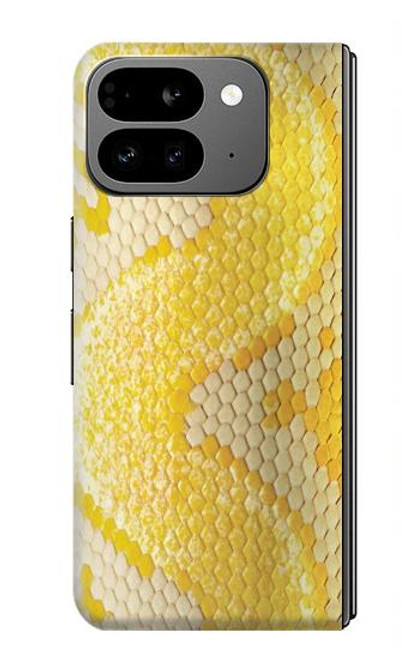 S2713 Yellow Snake Skin Graphic Printed Case For Google Pixel 9 Pro Fold