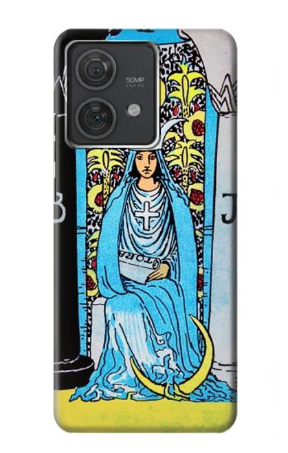 S2837 The High Priestess Vintage Tarot Card Case For Motorola Edge 40 Neo