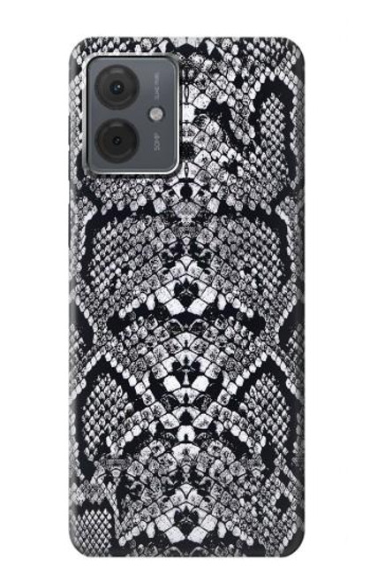S2855 White Rattle Snake Skin Graphic Printed Case For Motorola Moto G14