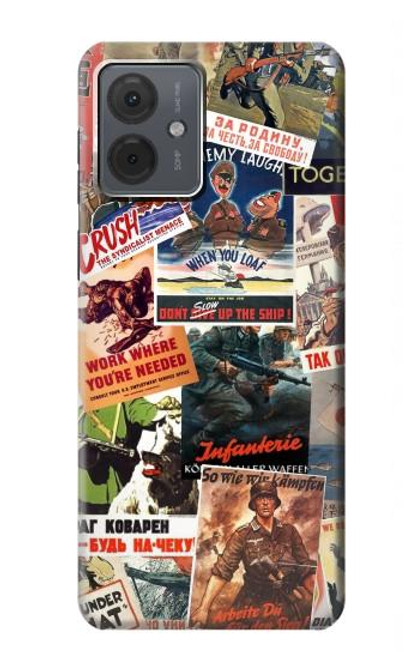S3905 Vintage Army Poster Case For Motorola Moto G14