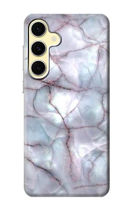 S2316 Dark Blue Marble Texture Graphic Print Case For Samsung Galaxy S24 FE
