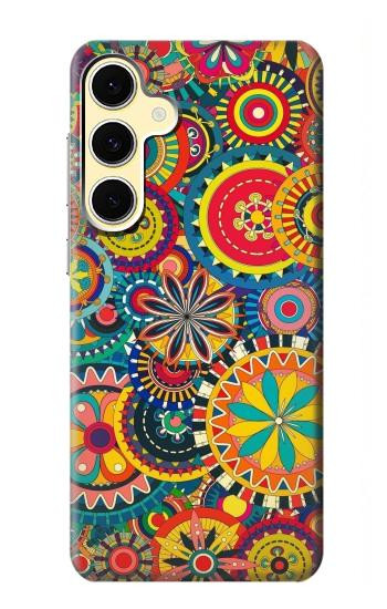 S3272 Colorful Pattern Case For Samsung Galaxy S24 FE