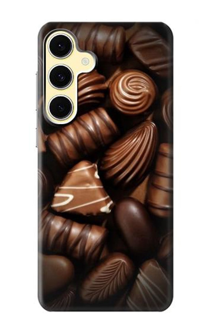 S3840 Dark Chocolate Milk Chocolate Lovers Case For Samsung Galaxy S24 FE