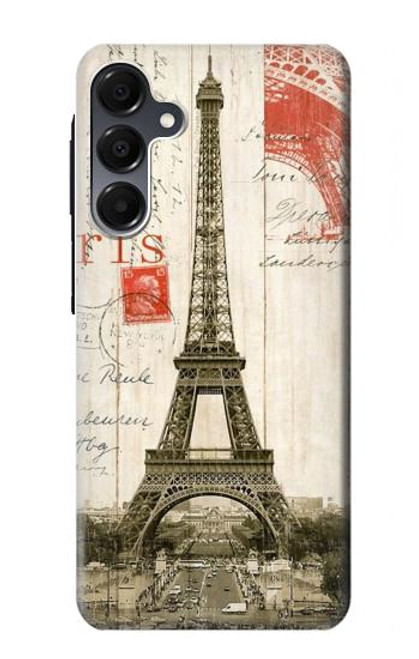 S2108 Eiffel Tower Paris Postcard Case For Samsung Galaxy A16 5G