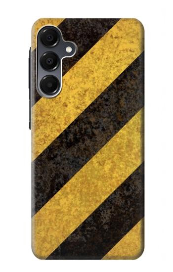 S2231 Yellow and Black Line Hazard Striped Case For Samsung Galaxy A16 5G