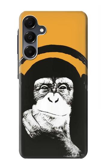 S2324 Funny Monkey with Headphone Pop Music Case For Samsung Galaxy A16 5G