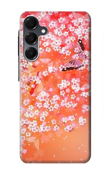 S2543 Japanese Kimono Style Flower Pattern Case For Samsung Galaxy A16 5G