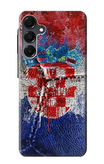 S3313 Croatia Flag Vintage Football Graphic Case For Samsung Galaxy A16 5G