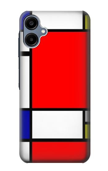 S0157 Composition Red Blue Yellow Case For Samsung Galaxy A06