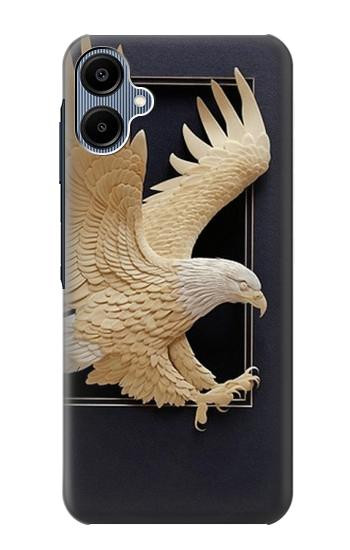 S1383 Paper Sculpture Eagle Case For Samsung Galaxy A06
