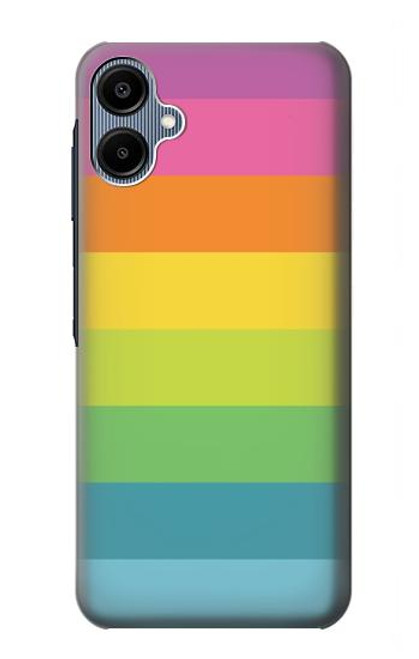 S2363 Rainbow Pattern Case For Samsung Galaxy A06 S2363 Rainbow Pattern Case For Samsung Galaxy A06