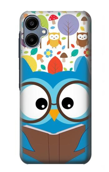 S2521 Cute Nerd Owl Cartoon Case For Samsung Galaxy A06