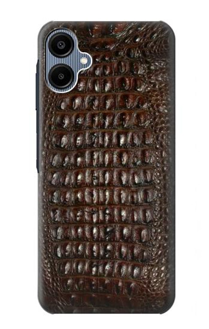 S2850 Brown Skin Alligator Graphic Printed Case For Samsung Galaxy A06