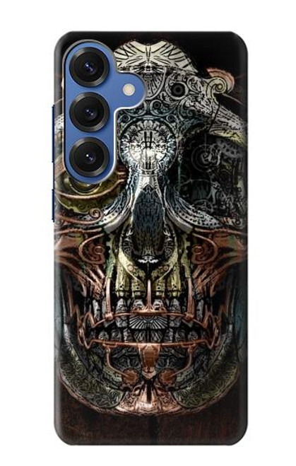 S1685 Steampunk Skull Head Case For Samsung Galaxy S25 S1685 Steampunk Skull Head Case For Samsung Galaxy S25
