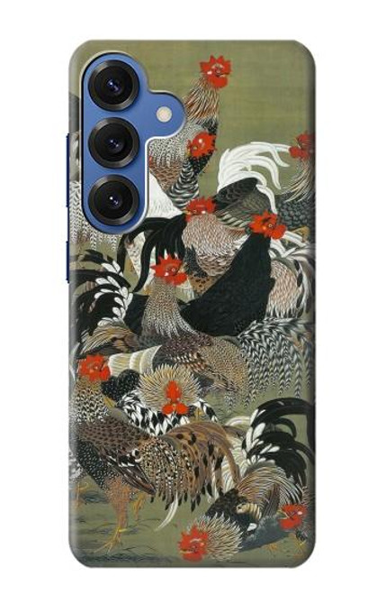 S2699 Ito Jakuchu Rooster Case For Samsung Galaxy S25
