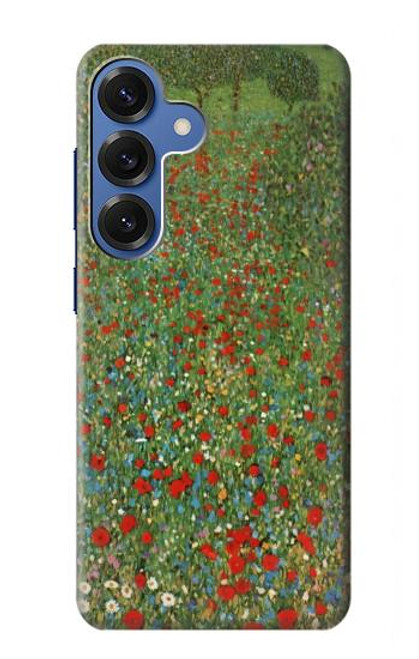 S2872 Gustav Klimt Poppy Field Case For Samsung Galaxy S25