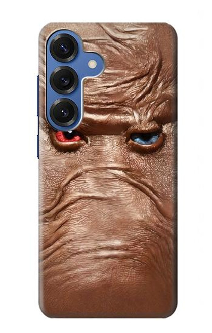 S3940 Leather Mad Face Graphic Paint Case For Samsung Galaxy S25