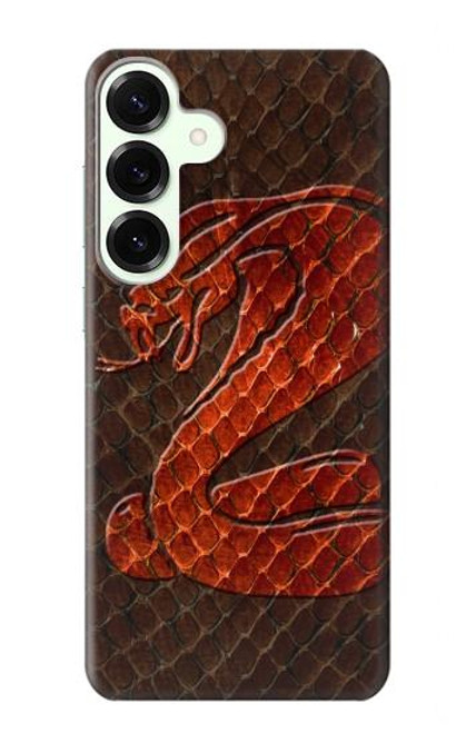 S0663 Cobra Snake Skin Case For Samsung Galaxy S25 Plus